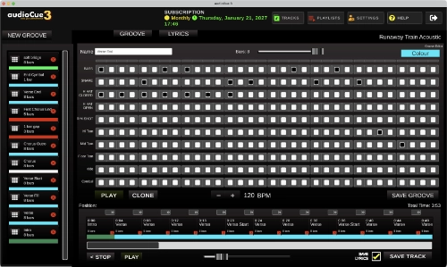 using a drum machine sequencer for gigs