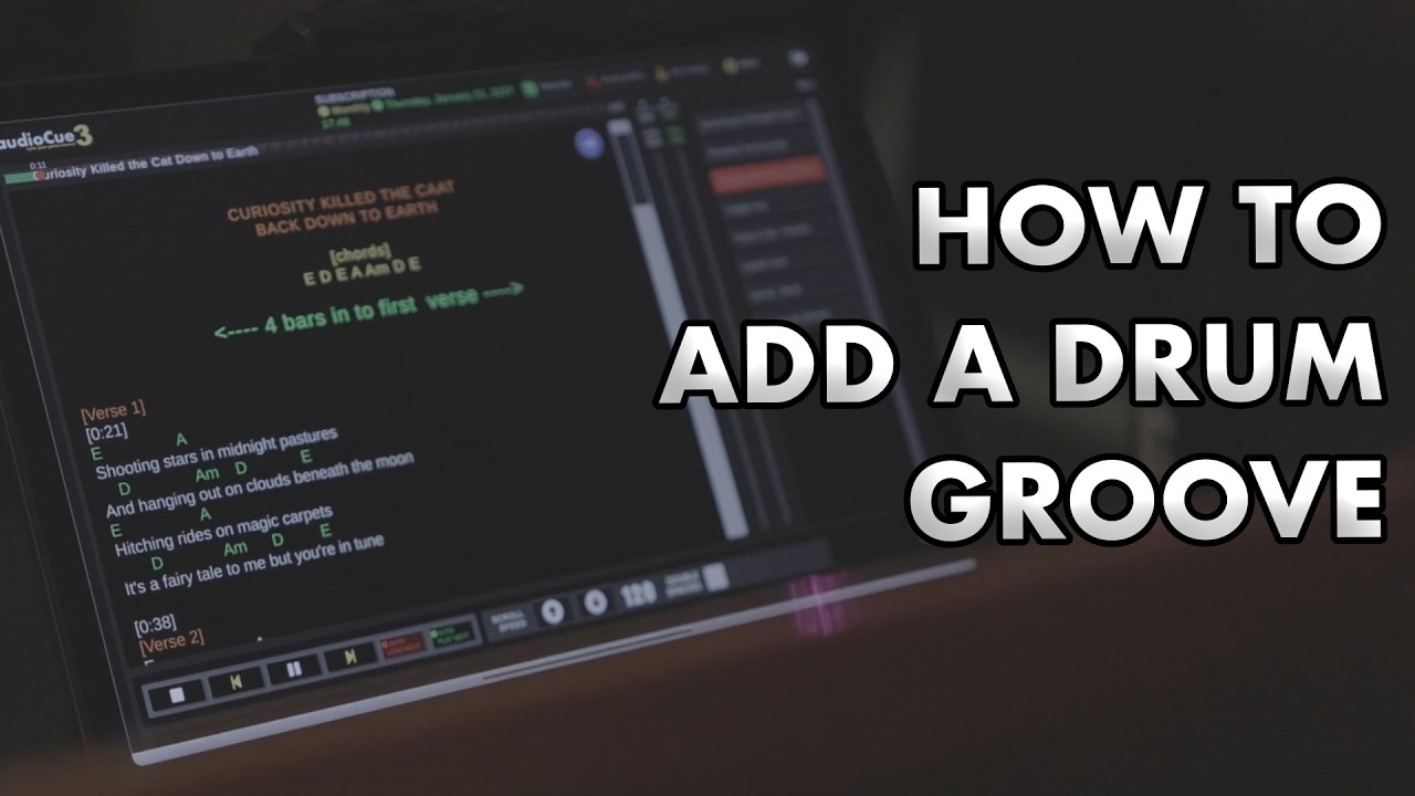 Adding Grooves to the Drum Sequencer in audioCue